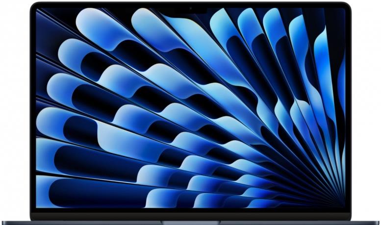 Изображение Ноутбук Apple MacBook Air 15 (Apple M3 2700 МГц/ SSD 256 ГБ  /RAM 16 ГБ/ 15.3" 2880x1864/VGA встроенная/ macOS) (MC9G4LL/A)