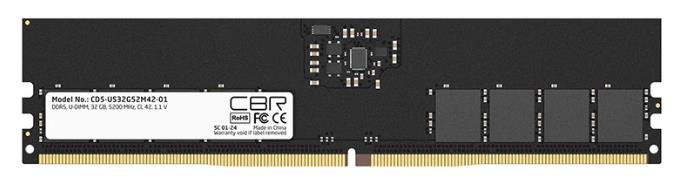 Изображение Оперативная память 1x32 GB DDR5 CBR CD5-US32G52M42-01 (41600 Мб/с, 5200 МГц, CL42)