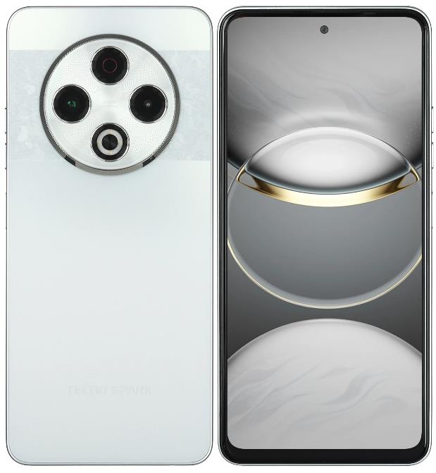 Изображение Смартфон TECNO SPARK 30 (128 Гб/8 Гб) белый