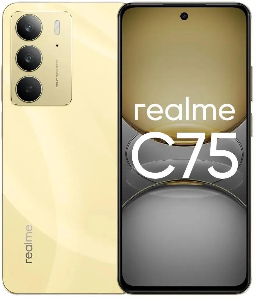 Изображение Смартфон Realme C75 (128 Гб/8 Гб) золотистый