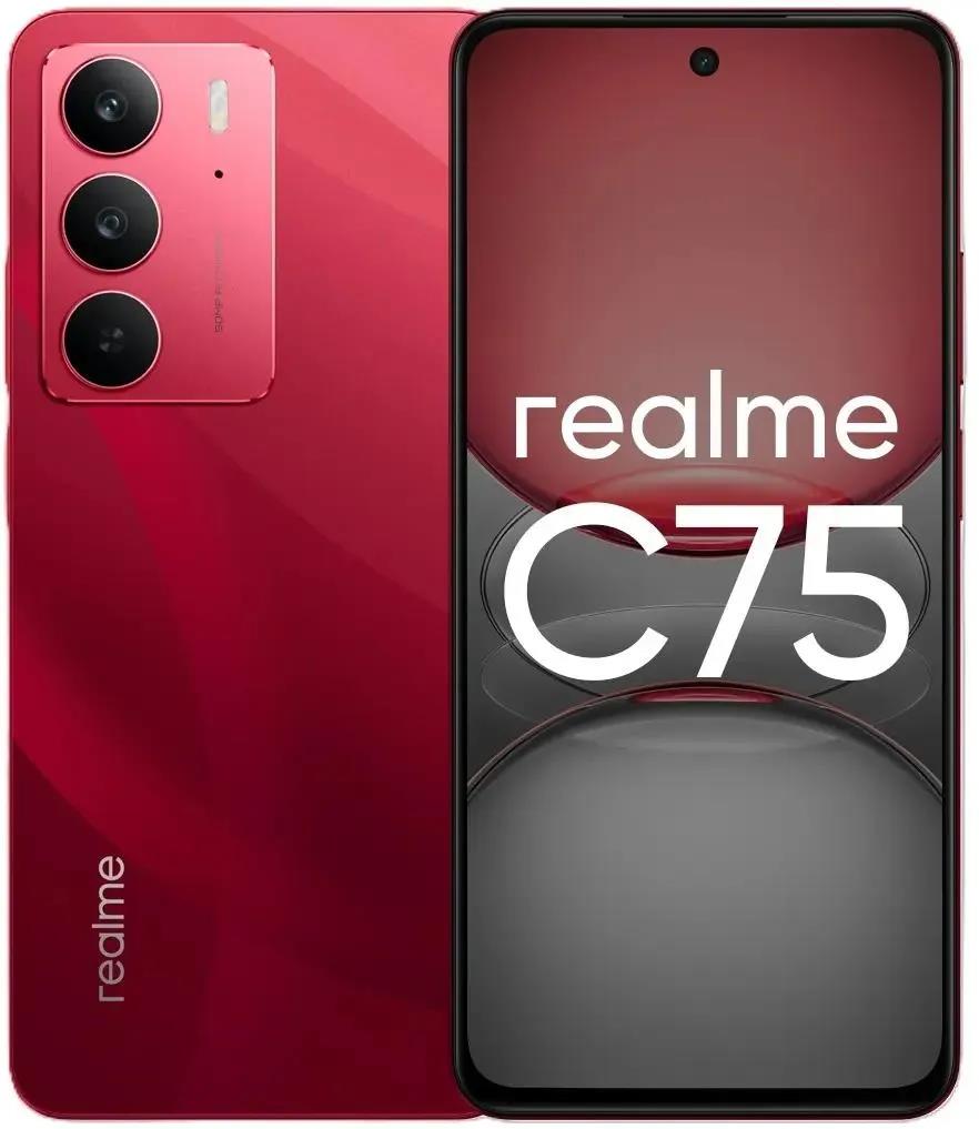 Изображение Смартфон Realme C75 (128 Гб/8 Гб) красный