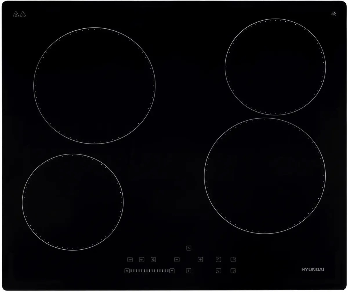 Изображение Варочная панель Hyundai HHE 6451 BG (черный)