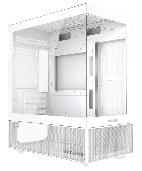 Изображение Корпус PowerCase Vision Micro M2 White (mATX, Mini-ITX, белый, без БП)/(CVMWM2-L0)