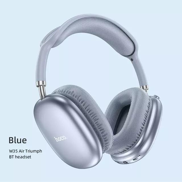 Изображение Bluetooth-гарнитура/наушники Hoco (6942007616355) W35 (синий)