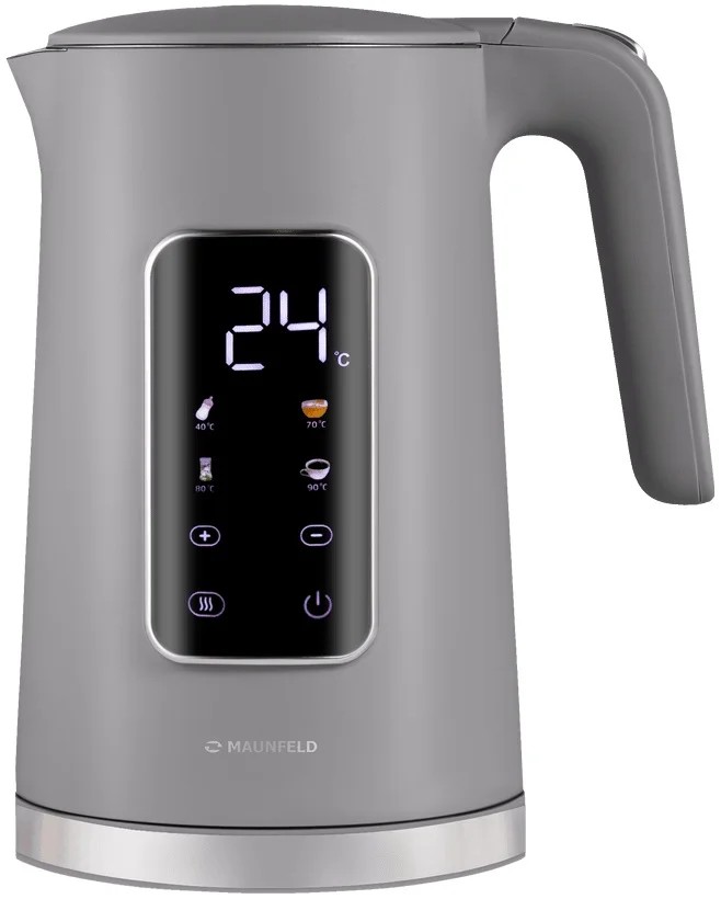 Изображение Электрический чайник MAUNFELD MGK-635DGR (2200 Вт/1,7 л /пластик/серый)