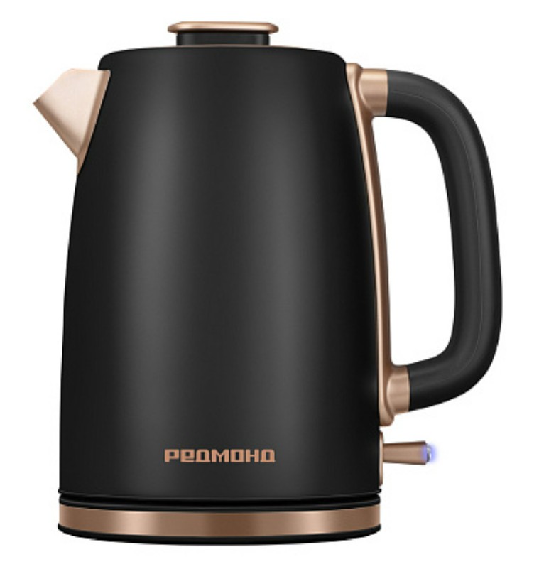 Изображение Электрический чайник REDMOND KM240 (2200 Вт/1,7 л /пластик, нержавеющая сталь/черный)
