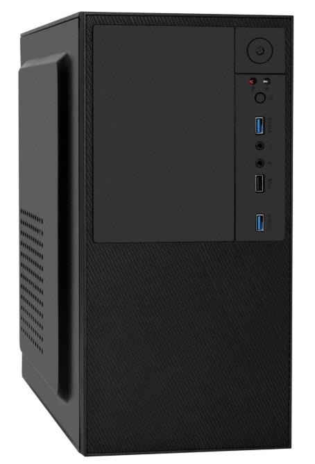 Изображение Корпус ExeGate BAA-308U2 350W Black (mATX, Mini-ITX, черный, 350 Вт)/(EX298005RUS)