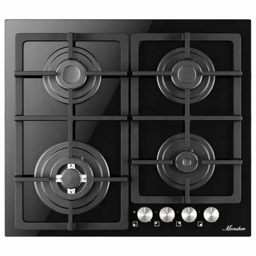 Изображение Варочная панель MONSHER MGG 61 Noir (черный)