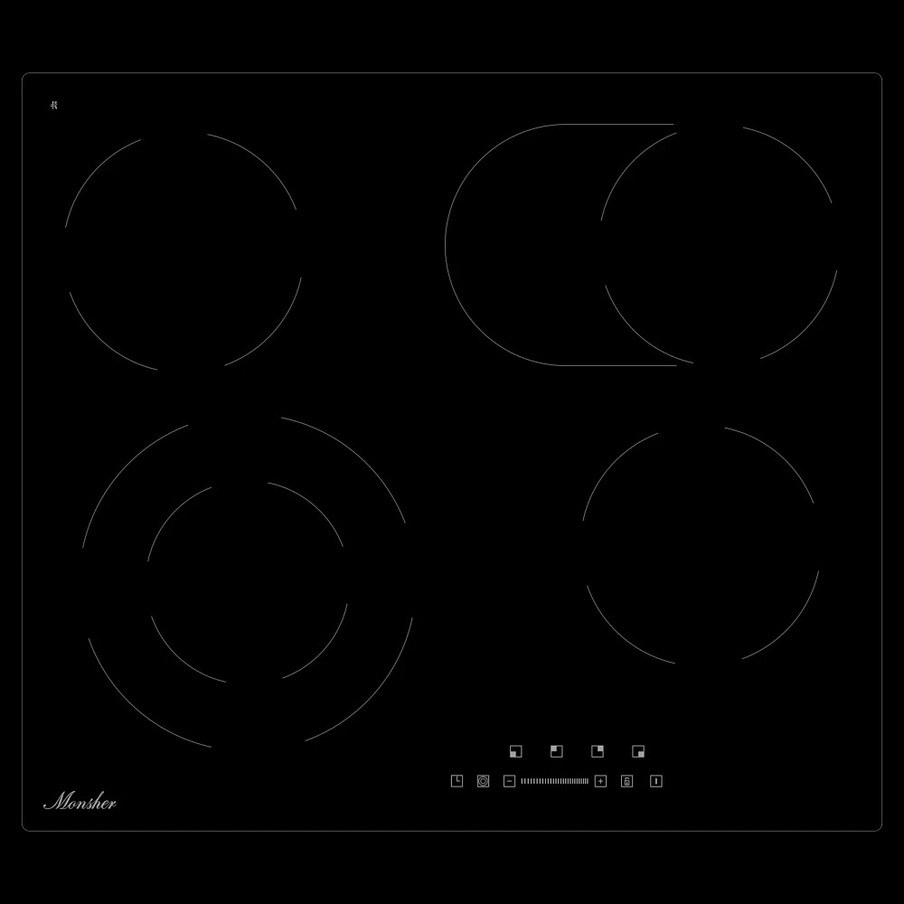 Изображение Варочная панель MONSHER MHE 6013 (черный)