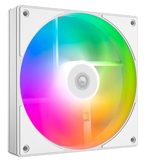 Изображение Вентилятор ID-Cooling AS-140-ARGB-W (1800 об/мин , 140x140x25 мм,4-pin PWM)