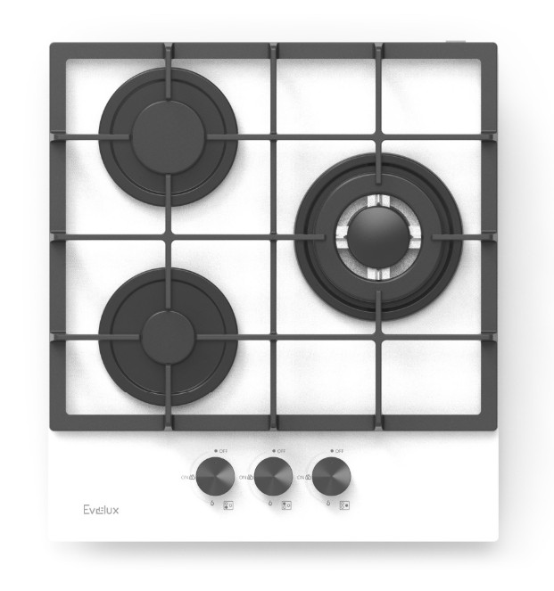 Изображение Варочная панель Evelux HEG 425 WG (белый)