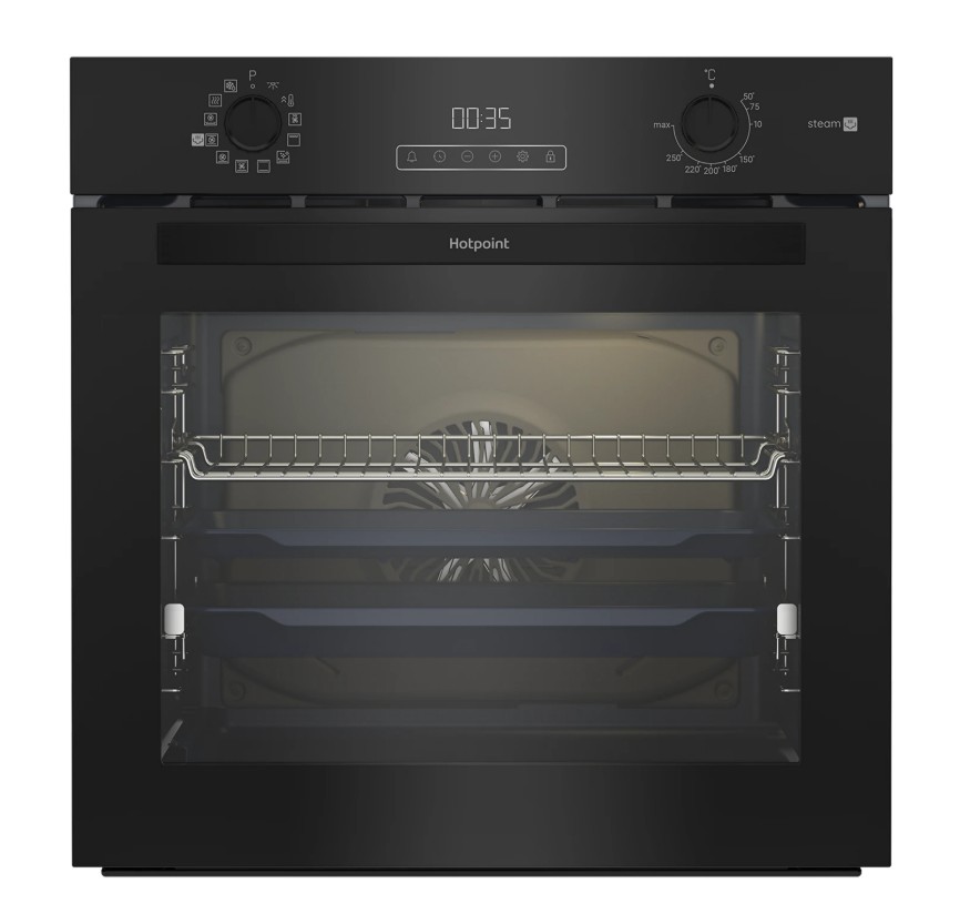 Изображение Духовой шкаф HOTPOINT HSTF 1231 JSAH BLG (72 л , чёрный)