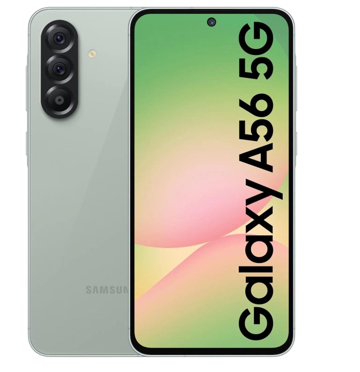 Изображение Смартфон Samsung Galaxy A56 (256 Гб/8 Гб) зеленый
