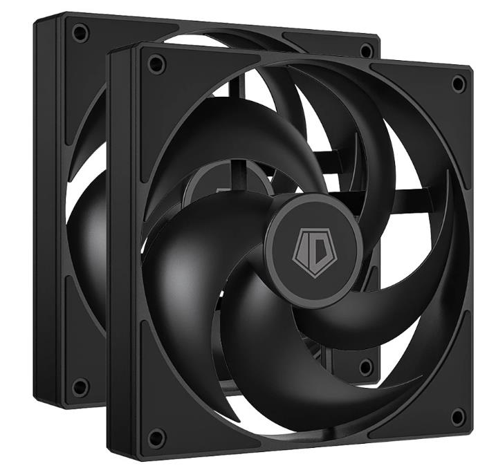 Изображение Вентилятор ID-Cooling AS-140-K DUET (1800 об/мин , 140x140x25 мм,4-pin PWM)