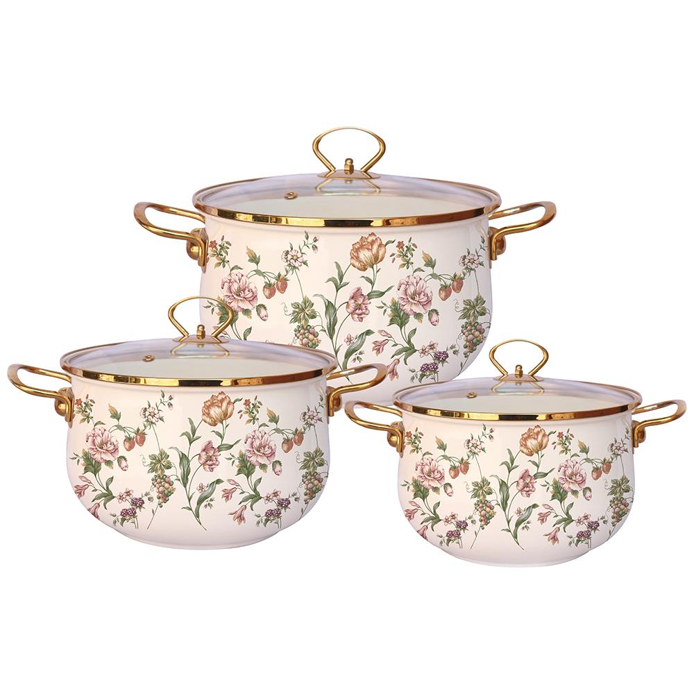 Изображение Набор кастрюль Zeidan Bouquet Z-80633 ()