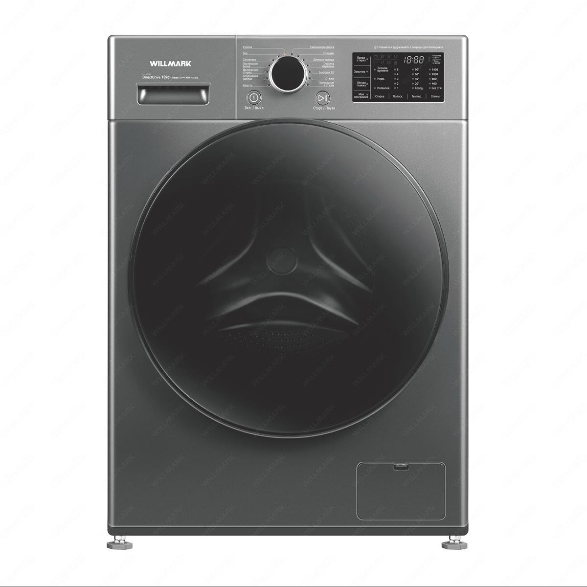 Изображение Стиральная машина Willmark WMF-1015LG, графит (фронтальная, 10 кг, 1400 об/мин )