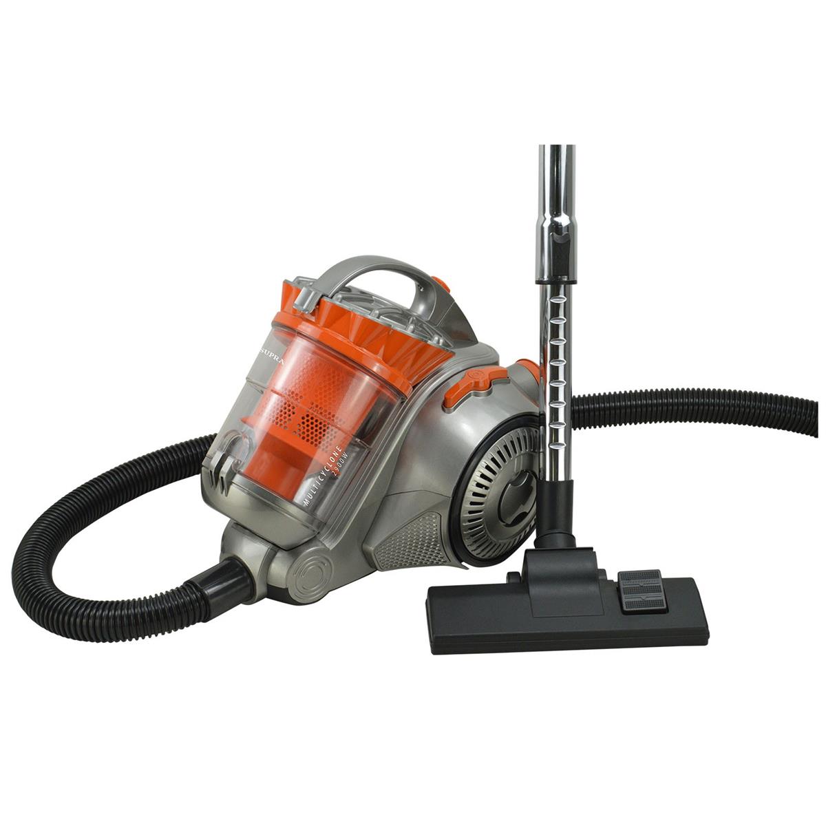 Изображение Пылесос Supra VCS-2424 (2900 Вт /контейнер/оранжевый, серый)