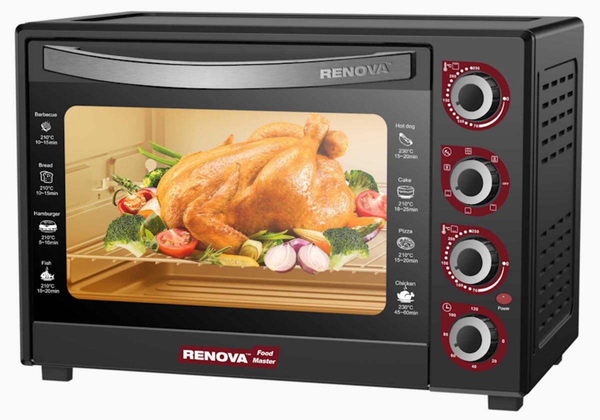 Изображение Электропечь Renova MO-50GLTB1 (50 л /2000 Вт /черный)