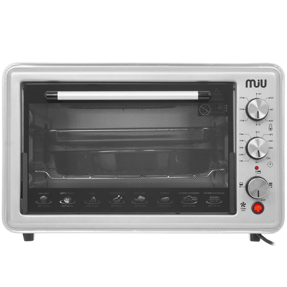 Изображение Электропечь MIU MO-40002KS (40 л /2000 Вт /серый)