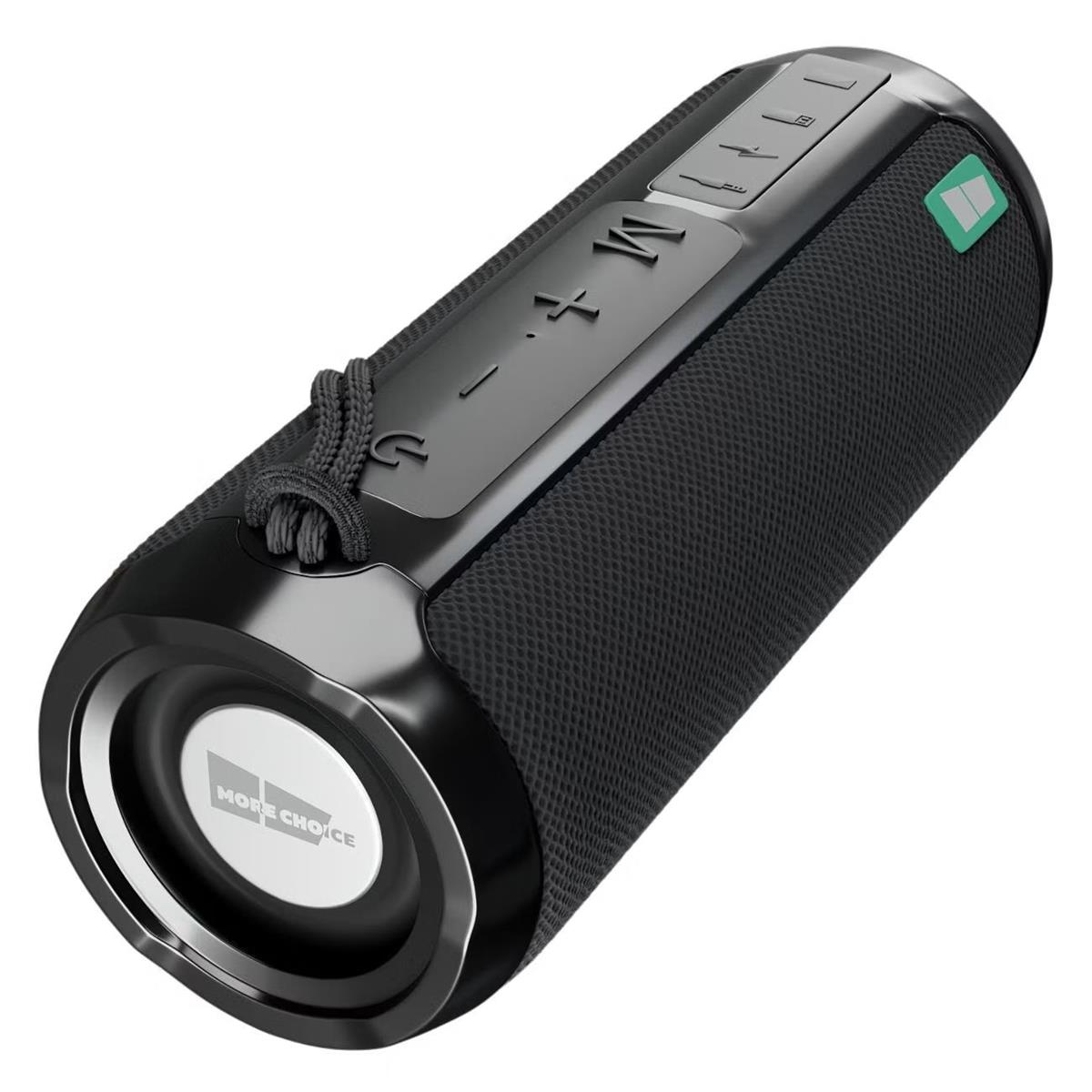Изображение Портативная акустика More Choice (4610196400872) BS22 Black (12 Вт  2x5 Вт черный)