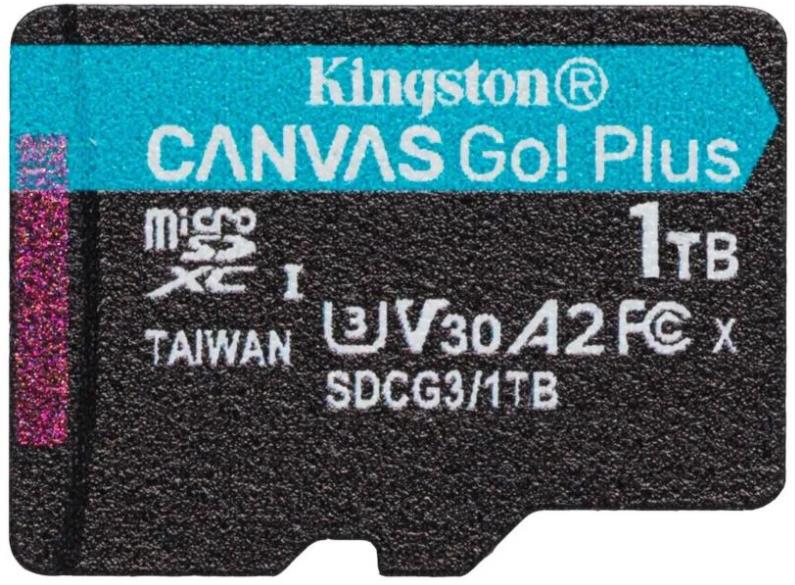 Изображение Карта памяти Kingston MicroSDXC Canvas Go! Plus Class 10 1024 Гб  SDCG3/1TBSP