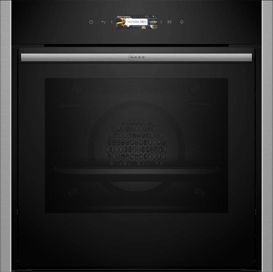 Изображение Духовой шкаф NEFF B54CR31N0 (71 л , чёрный, нержавеющая сталь)