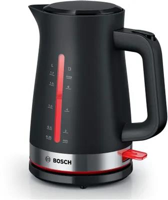 Изображение Электрический чайник Bosch TWK4M223 (/1,7 л /пластик/черный)