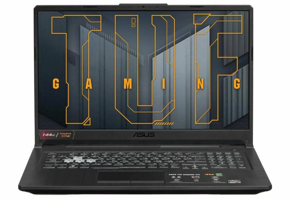 Изображение Ноутбук Asus TUF Gaming A17 FA706NF-HX031 (AMD 7535HS 3300 МГц/ SSD 512 ГБ  /RAM 16 ГБ/ 17.3" 1920x1080/VGA дискретная/ Без ОС) (90NR0JH5-M001X0)