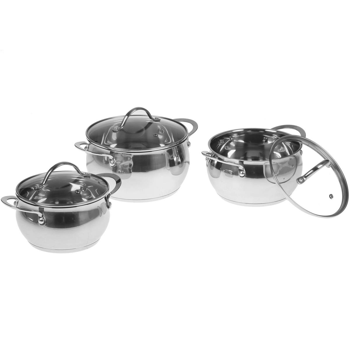 Изображение Набор кастрюль Webber BE-335/6 ()