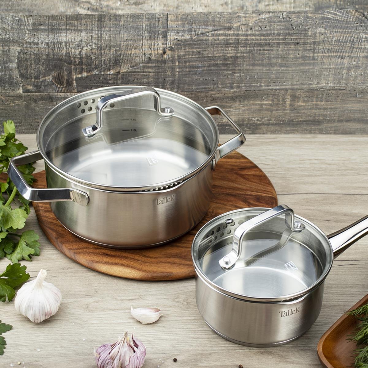 Изображение Набор кастрюль и ковш TalleR TR-17300 ()