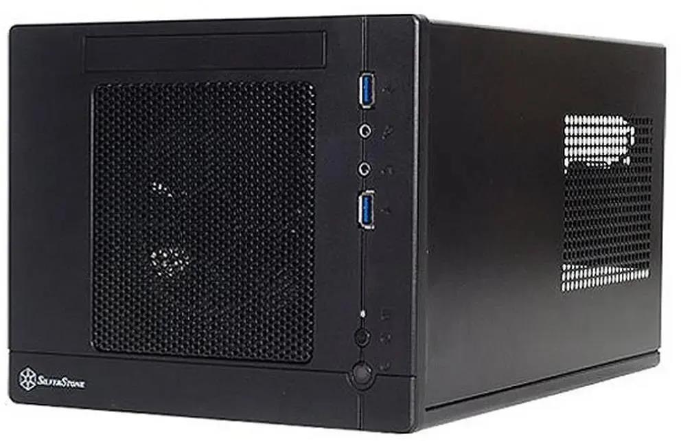 Изображение Корпус SilverStone Sugo SG05B Lite Black (Mini-ITX, Mini-DTX, черный, без БП)/(SST-SG05BB-Lite)