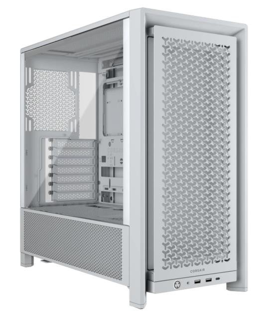 Изображение Корпус Corsair Frame 4000D White (mATX, ATX, Mini-ITX, EATX, белый, без БП)/(CC-9011291-WW)