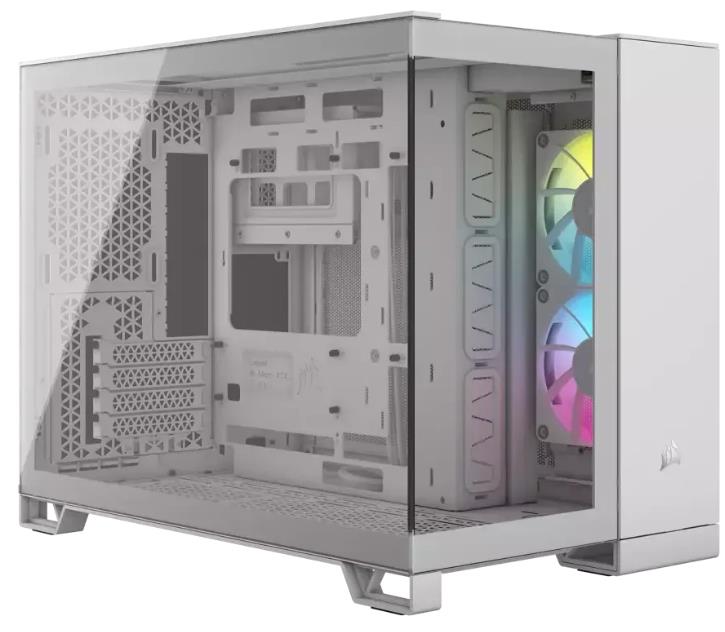 Изображение Корпус Corsair iCUE Link 2500X RGB White (mATX, Mini-ITX, белый, без БП)/(CC-9011268-WW)