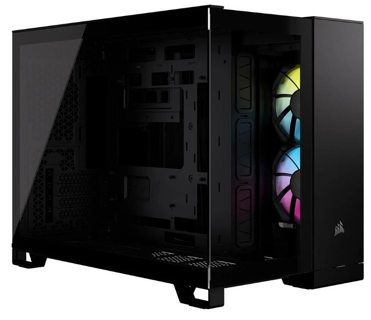 Изображение Корпус Corsair iCUE Link 2500X RGB Black (mATX, Mini-ITX, черный, без БП)/(CC-9011267-WW)