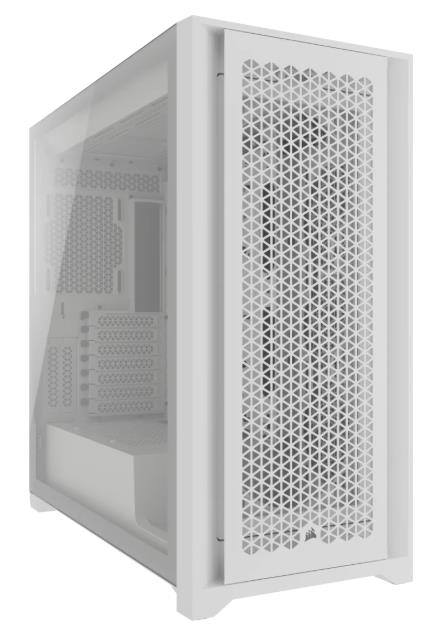 Изображение Корпус Corsair 5000D Core Airflow White (mATX, ATX, Mini-ITX, EATX, белый, без БП)/(CC-9011262-WW)