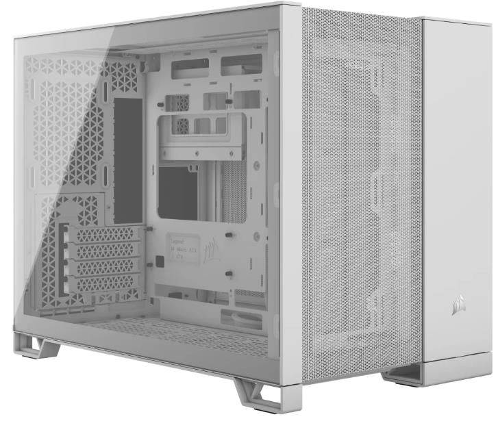 Изображение Корпус Corsair 2500D Airflow White (mATX, Mini-ITX, белый, без БП)/(CC-9011264-WW)