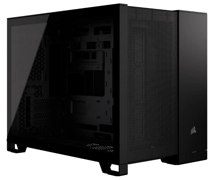 Изображение Корпус Corsair 2500D Airflow Black (mATX, Mini-ITX, черный, без БП)/(CC-9011263-WW)