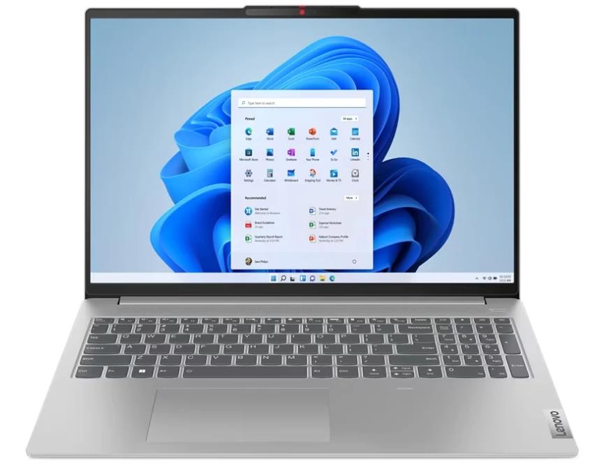 Изображение Ноутбук Lenovo IdeaPad Slim 5 16ABR8 (AMD 7330U 2300 МГц/ SSD 256 ГБ  /RAM 8 ГБ/ 16" 1920x1200/VGA встроенная/ Без ОС) (82XG003LRK)