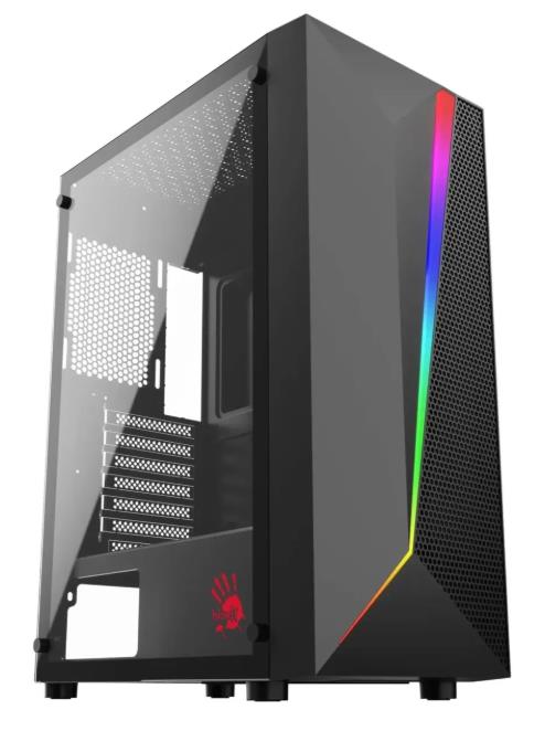 Изображение Корпус Bloody BD-CC106 Black (mATX, ATX, Mini-ITX, черный, без БП)/(BD-CC106-BK)
