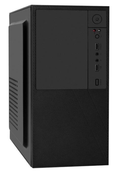 Изображение Корпус ExeGate BAA-308-UNS450 450W Black (mATX, Mini-ITX, черный, 450 Вт)/(EX299230RUS)