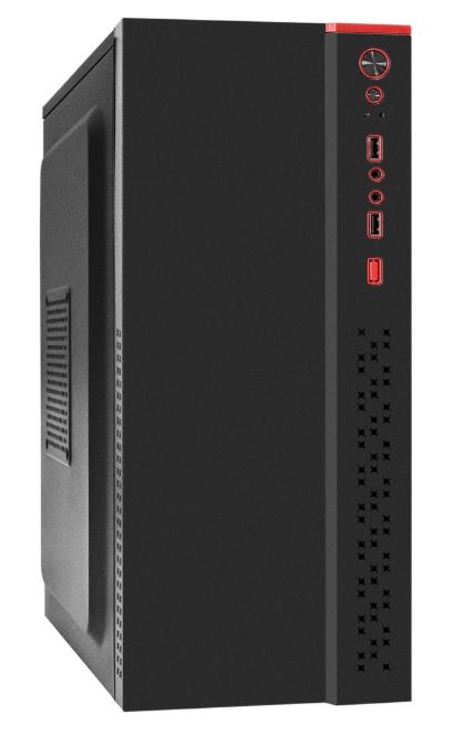 Изображение Корпус ExeGate AA-443U Black (mATX, ATX, Mini-ITX, черный, без БП)/(EX298134RUS)