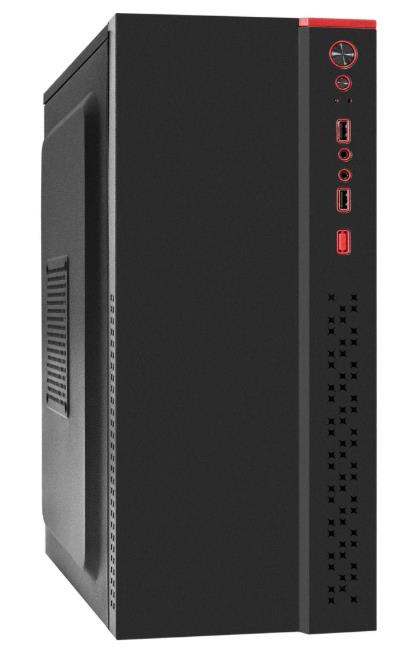 Изображение Корпус ExeGate AA-443U-AA500 500W Black (mATX, ATX, Mini-ITX, черный, 500 Вт)/(EX298143RUS)