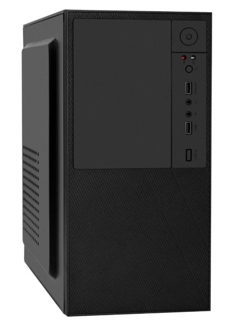 Изображение Корпус ExeGate BAA-308-AA500 500W Black (mATX, Mini-ITX, черный, 500 Вт)/(EX299402RUS)