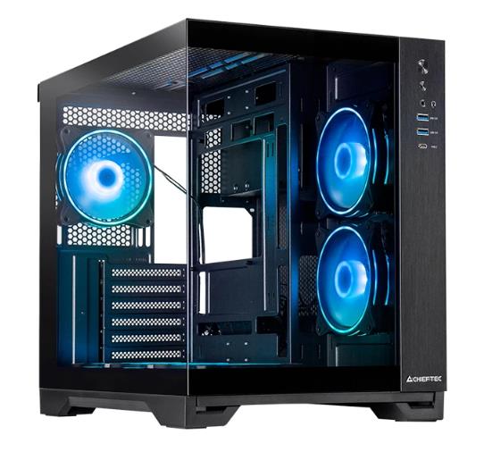 Изображение Корпус Chieftec GM-30B-TG-OP (mATX, ATX, Mini-ITX, черный, без БП)/(GM-30B-TG-OP)