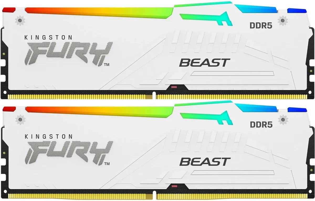 Изображение Оперативная память 2x32 GB DDR5 Kingston Fury Beast (48000 Мб/с, 6000 МГц, CL30)