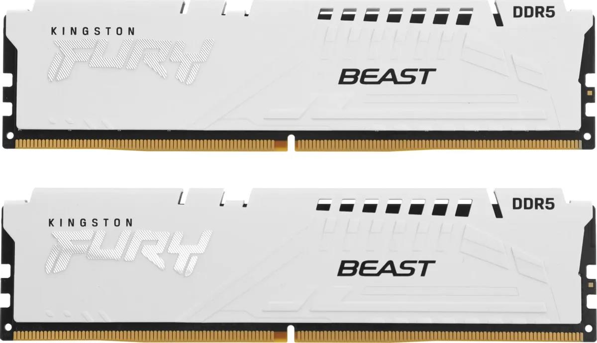 Изображение Оперативная память 2x32 GB DDR5 Kingston Fury Beast (51200 Мб/с, 6400 МГц, CL32)