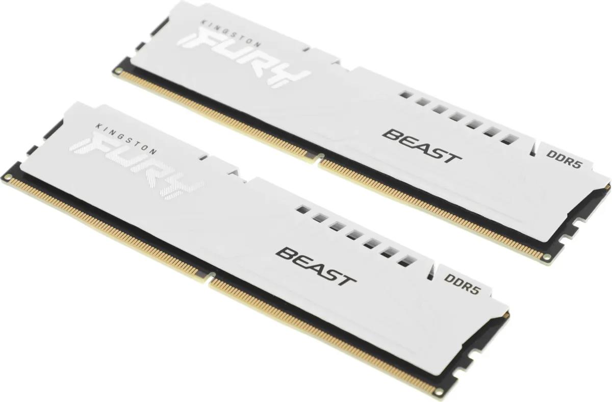Изображение Оперативная память 2x16 GB DDR5 Kingston Fury Beast (51200 Мб/с, 6400 МГц, CL32)