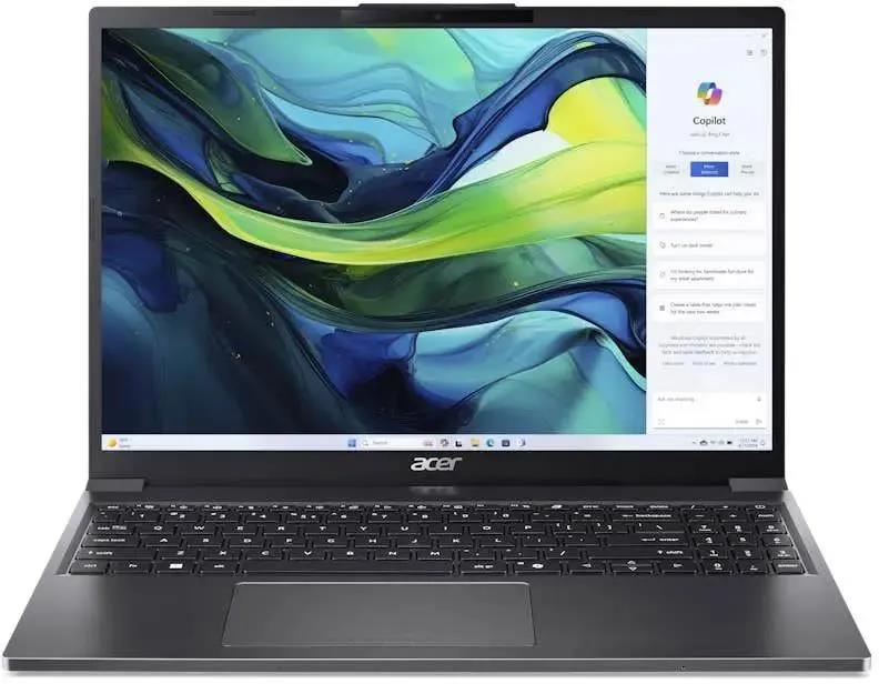 Изображение Ноутбук Acer Aspire Go AG15-51P-576W (Intel 1334U 1300 МГц/ SSD 512 ГБ  /RAM 16 ГБ/ 15.3" 1920x1200/VGA встроенная/ Без ОС) (NX.J51CD.002)