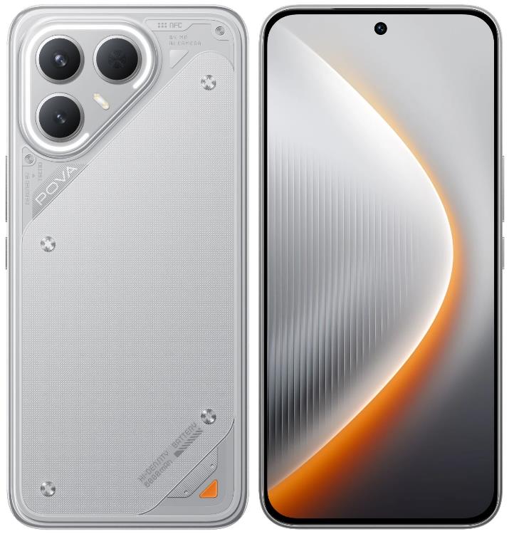 Изображение Смартфон TECNO Pova 7 Pro 5G (256 Гб/12 Гб) серый