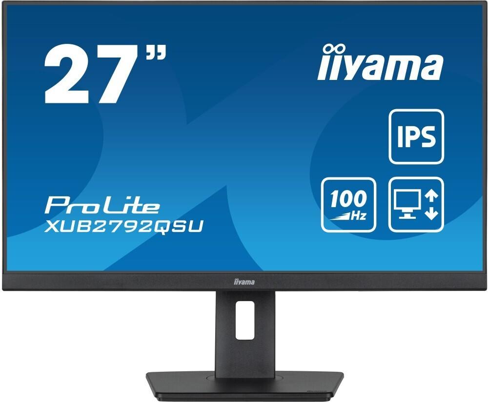 Изображение Монитор Iiyama ProLite XUB2792QSU-B6 (27 "/2560x1440/TFT IPS)